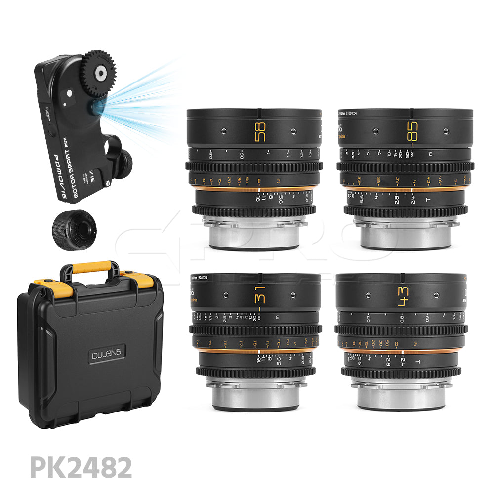 DULENS APO MINI PRIME 4 Lens Set Auto Focus Kit W/ PDMOVIE LIVE AIR 3 Motor Smart