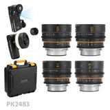 DULENS APO MINI PRIME 4 Lens Set Auto Focus Kit W/ PDMOVIE LIVE AIR 3 Motor Smart
