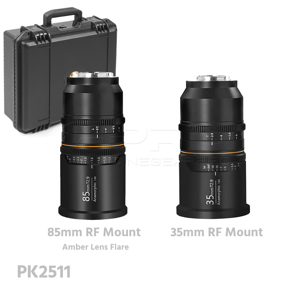 BLAZAR (Great Joy) 1.8X Anamorphic Dual Lens Bundle 35mm/50mm/85mm PL&EF/RF/L/E Mount