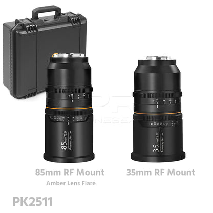 BLAZAR (Great Joy) 1.8X Anamorphic Dual Lens Bundle 35mm/50mm/85mm PL&EF/RF/L/E Mount