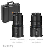 BLAZAR (Great Joy) 1.8X Anamorphic Dual Lens Bundle 35mm/50mm/85mm PL&EF/RF/L/E Mount