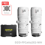 DZOFILM CATTA ZOOM FF 18-35/70-135mm T2.9 Cine 2-Lens Bundle (E/RF/L/Z/X, White/Black)