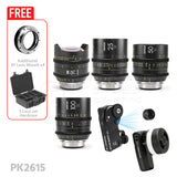 DZOFILM VESPID Prime Full Frame Cinema Lens Set Auto Focus Kit W/ PDMOVIE LIVE AIR 3 Motor Smart