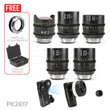 DZOFILM VESPID Prime Full Frame Cinema Lens Set Auto Focus Kit W/ PDMOVIE LIVE AIR 3 Motor Smart