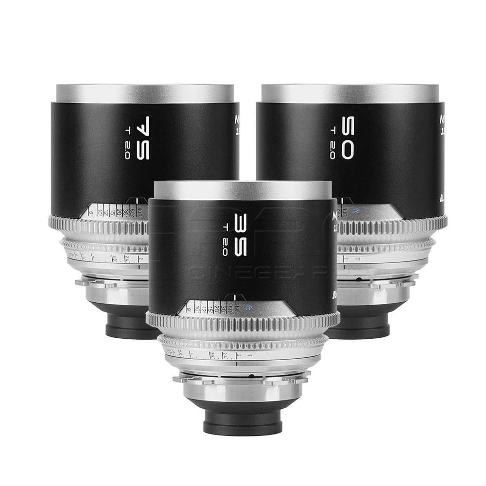 BLAZAR MANTIS 1.33X Full Frame Anamorphic Lens 3 Lens Kit