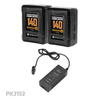 CGPro Ultra Small Size Mini V-Lock Li-Ion V-Mount Battery w/ USB Output (98-290Wh)