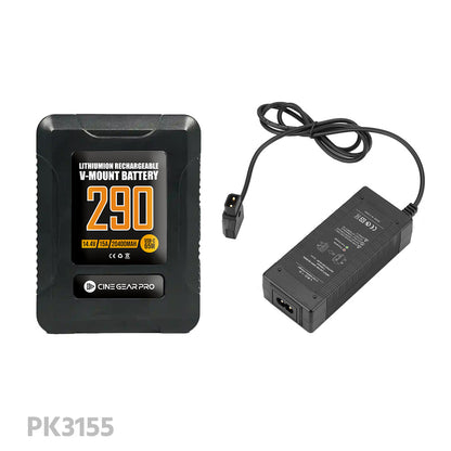 CGPro Ultra Small Size Mini V-Lock Li-Ion V-Mount Battery w/ USB Output (98-290Wh)