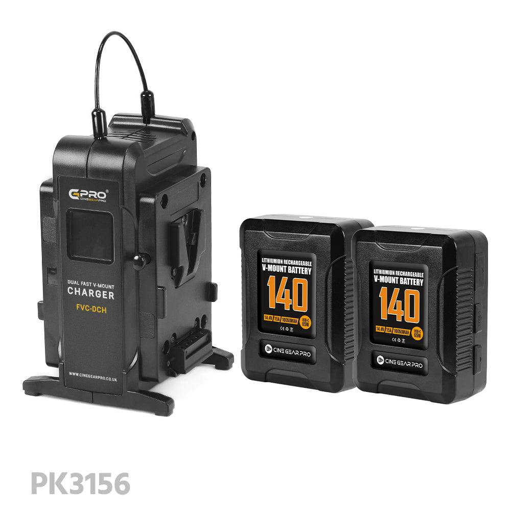 CGPro Ultra Small Size Mini V-Lock Li-Ion V-Mount Battery w/ USB Output (98-290Wh)