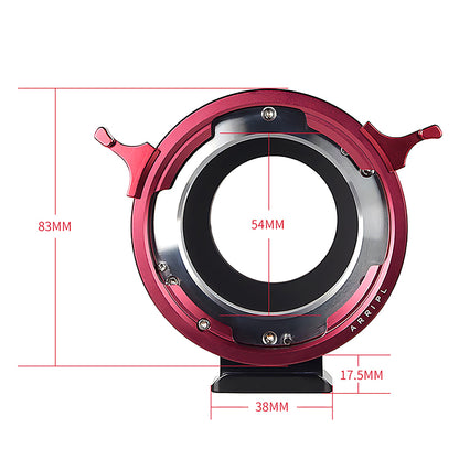 CGPro PL-E Arri PL to Sony E Mount Cameras Lens Mount Adapter