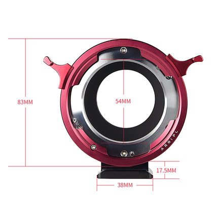 CGPro PL-EOS R Arri PL to CANON RF Mount Cameras Lens Mount Adapter For EOS R/RP/R5/R6