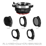 MEIKE Drop-in Filter Mount Adapter for PL Mount Cine Lens PL-E/PL-L/PL-RF/PL-X/PL-Z