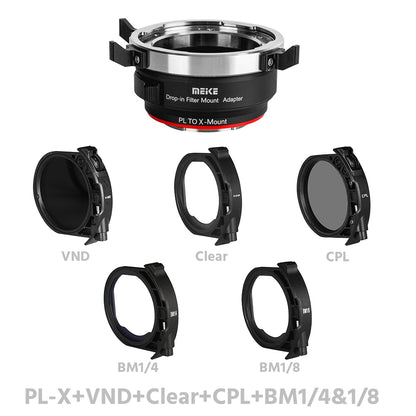 MEIKE Drop-in Filter Mount Adapter for PL Mount Cine Lens PL-E/PL-L/PL-RF/PL-X/PL-Z