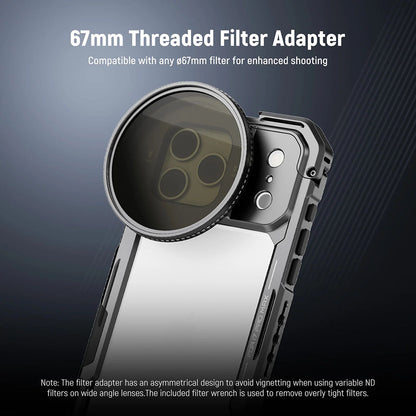 NEEWER PA143/PA144 Phone Cage Compatible with iPhone 17 Pro/Pro Max