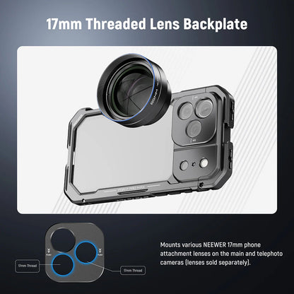 NEEWER PA143/PA144 Phone Cage Compatible with iPhone 17 Pro/Pro Max