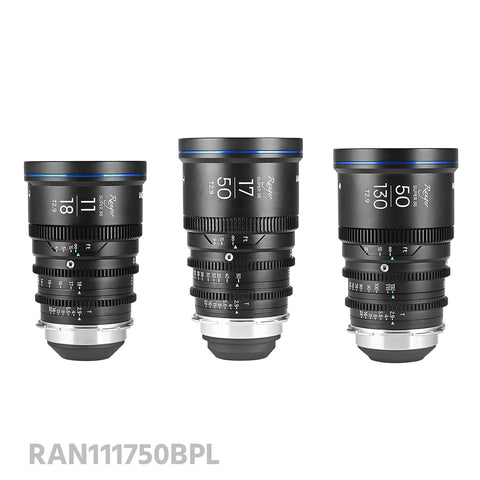 Laowa Ranger S35 (11-18mm, 17-50mm, 50-130mm) Cine Lens - 3 Lens Bundle