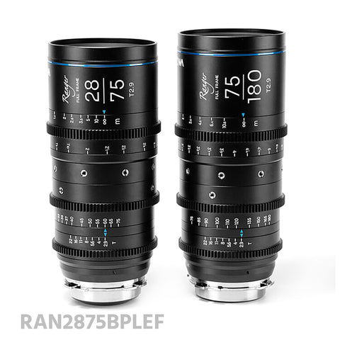 Laowa Ranger 28-75mm & 75-180mm T2.9 Compact Full-Frame Cine Zoom Bundle Lens Set