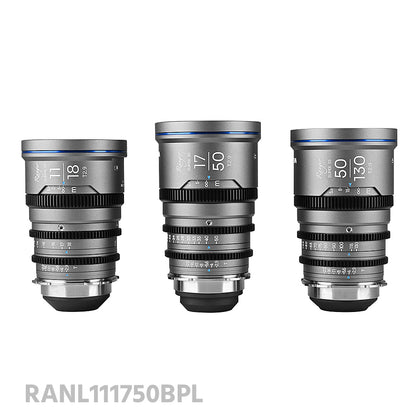Laowa Ranger S35 (11-18mm, 17-50mm, 50-130mm) Cine Lens - 3 Lens Bundle