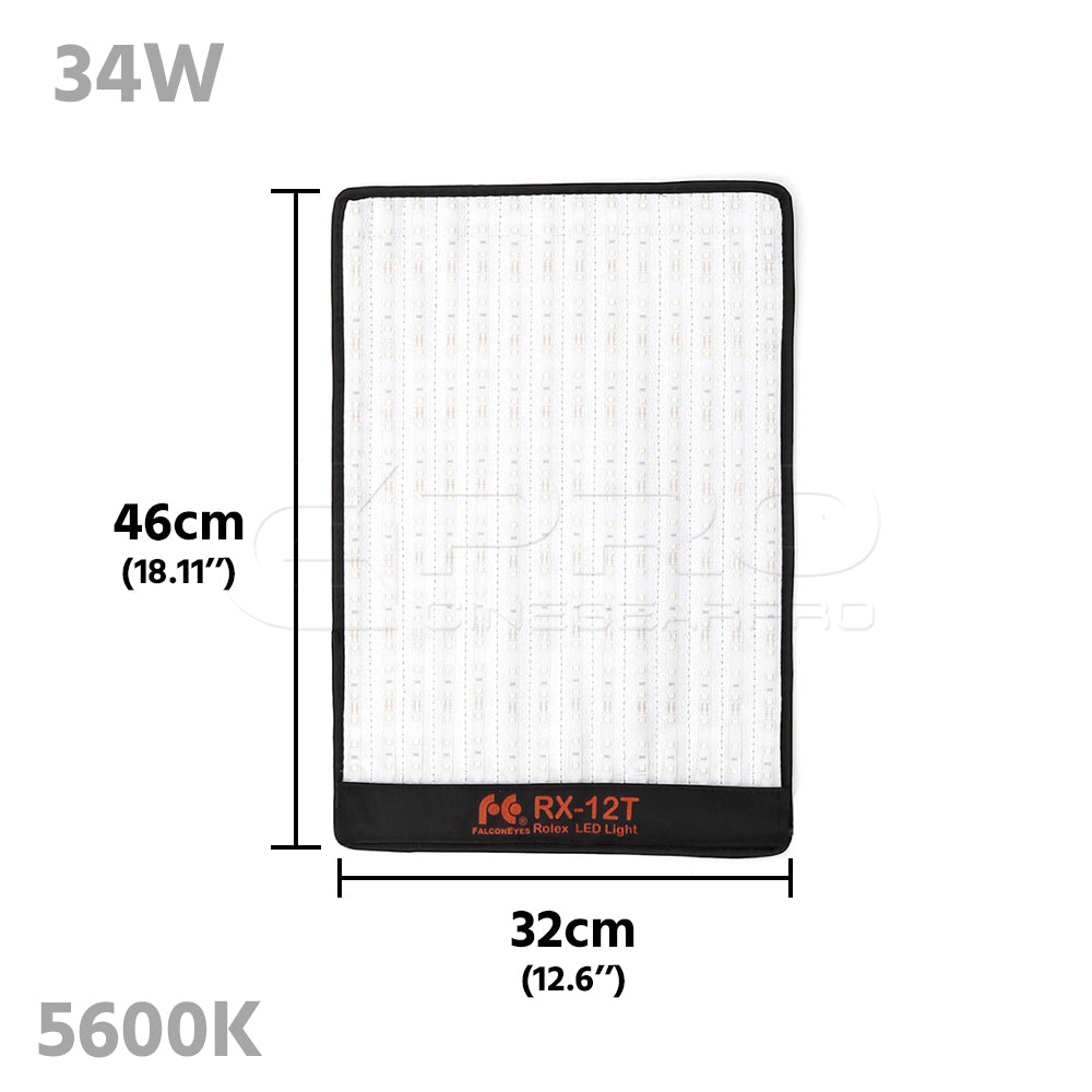 FalconEyes RX-12T 34W Roll-Flex Flexible LED Panel