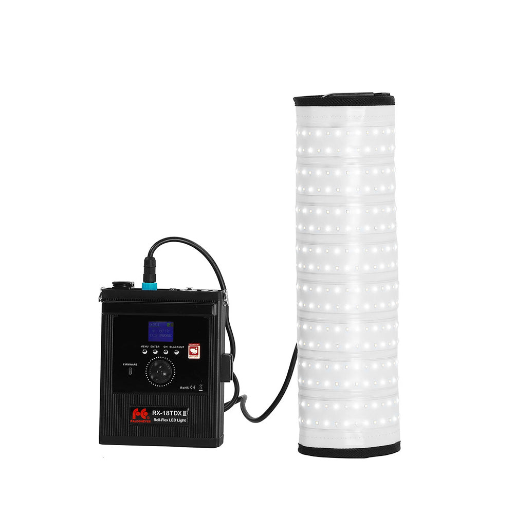 FalconEyes RX-18TDX III 130W Bi-Color Roll-Flex Flexible LED Panel