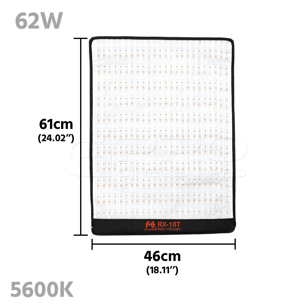 FalconEyes RX-18T 62W Roll-Flex Flexible LED Panel