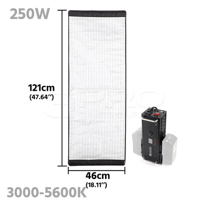 FalconEyes RX-36TDX 250W Bi-Color Roll-Flex Flexible LED Panel