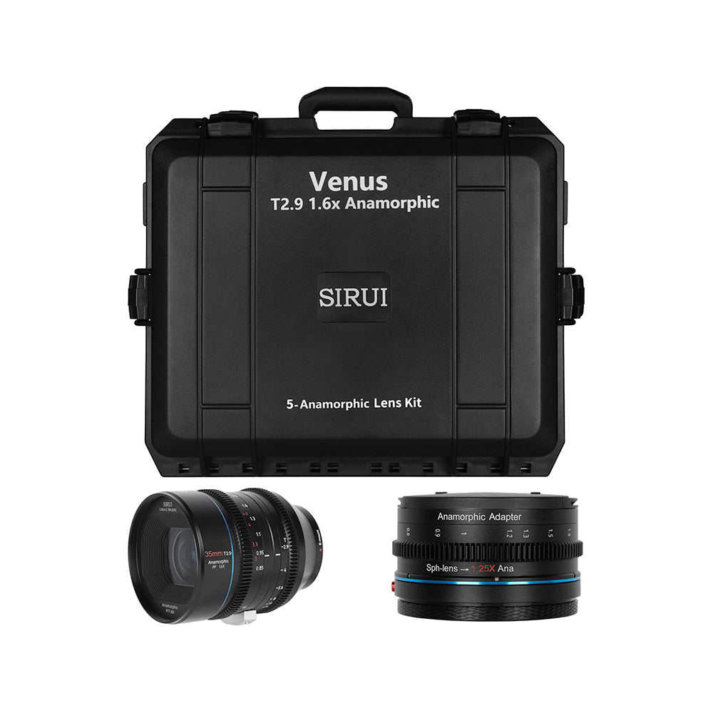 SIRUI Venus 35mm T2.9 1.6x Full-Frame Anamorphic Lens