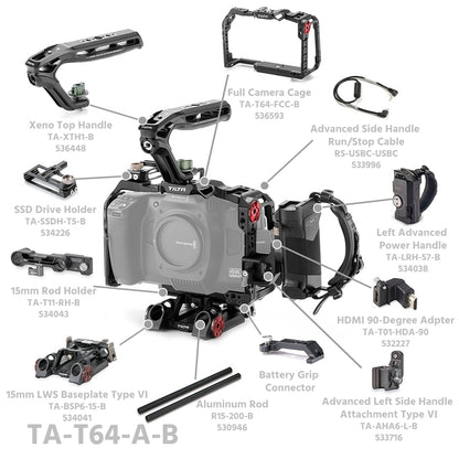 TiLTA TA-T64 BMCC 6K Cage for Blackmagic Cinema Camera 6K