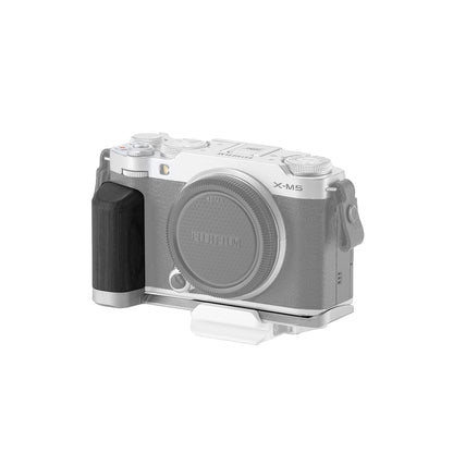 TILTA TA-T73-WG Mounting Baseplate with Wooden Grip for Fujifilm X-M5