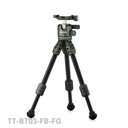 TiLTA BT03 Tabletop Ball Head with 1-Stage Carbon Fiber Tripod Legs (3KG)