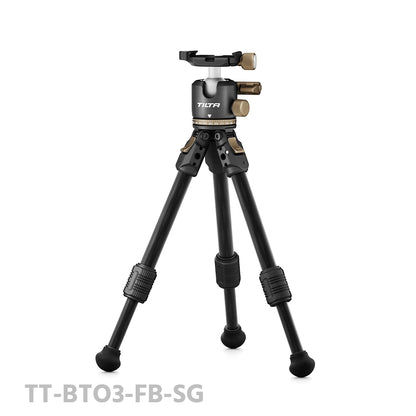 TiLTA BT03 Tabletop Ball Head with 1-Stage Carbon Fiber Tripod Legs (3KG)