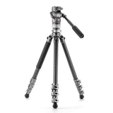 TiLTA VT05 Travel Video Fluid Head with 3-Stage Carbon Fiber Tripod Legs (5KG)