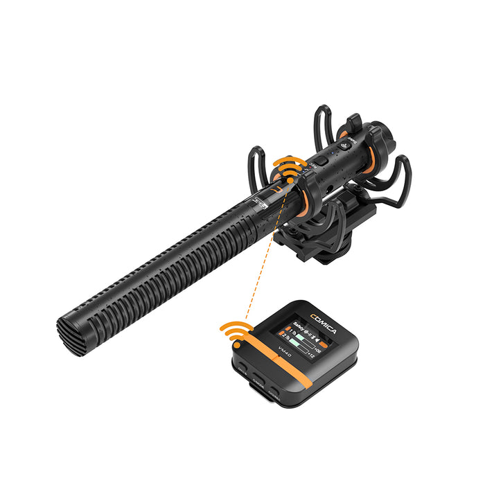 COMICA Audio VM40 Super Cardioid Wireless Shotgun Microphone (2.4 GHz)