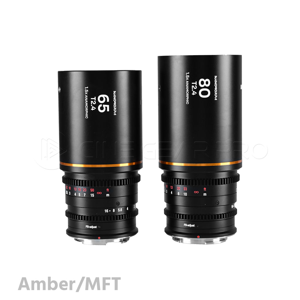 Laowa Nanomorph S35 Prime 2-Lens Bundle  (65mm,80mm)