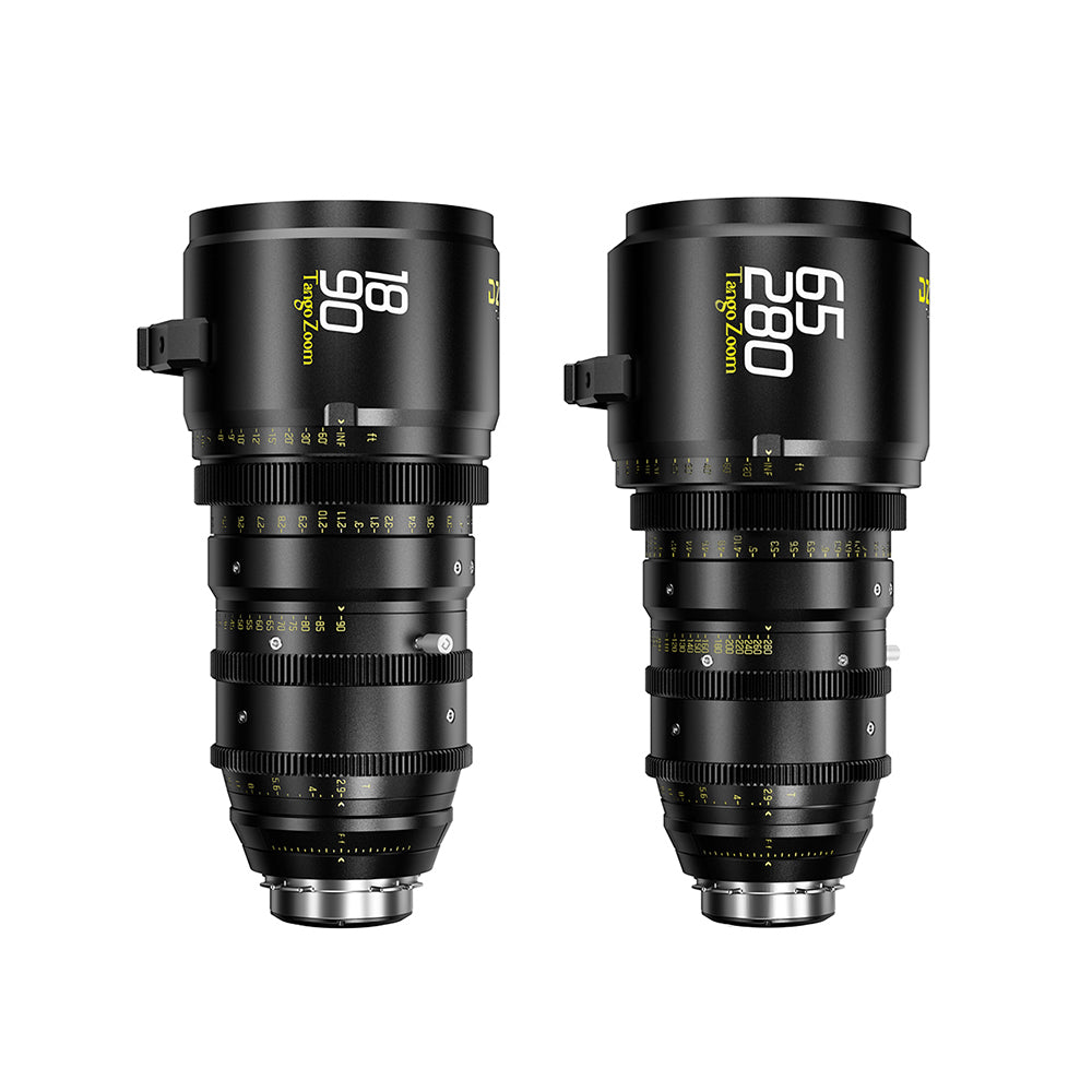 DZOFILM Tango Bundle 18-90mm/65-280mm T2.9-4 S35 Zoom Lens PLEF mount