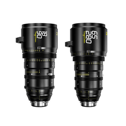DZOFILM Tango Bundle 18-90mm/65-280mm T2.9-4  S35 Zoom Lens PL&EF mount