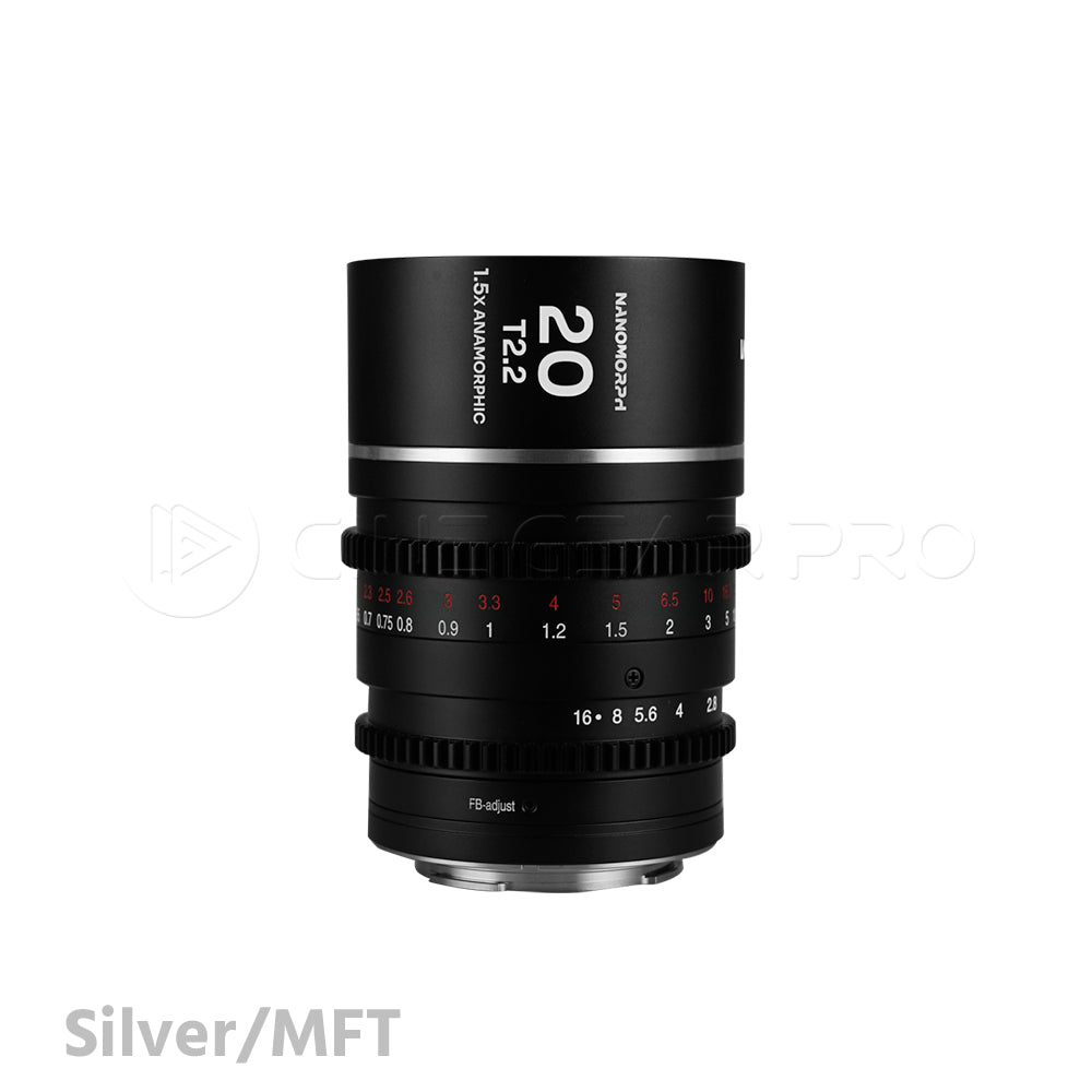 Laowa Nanomorph 20mm T2.2 1.5X Lens