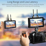FeelWorld FT6 FR6 Two 5.5" On-Camera Monitors with Wireless Transmitter & Receiver System