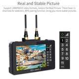 FeelWorld FT6 FR6 Two 5.5" On-Camera Monitors with Wireless Transmitter & Receiver System