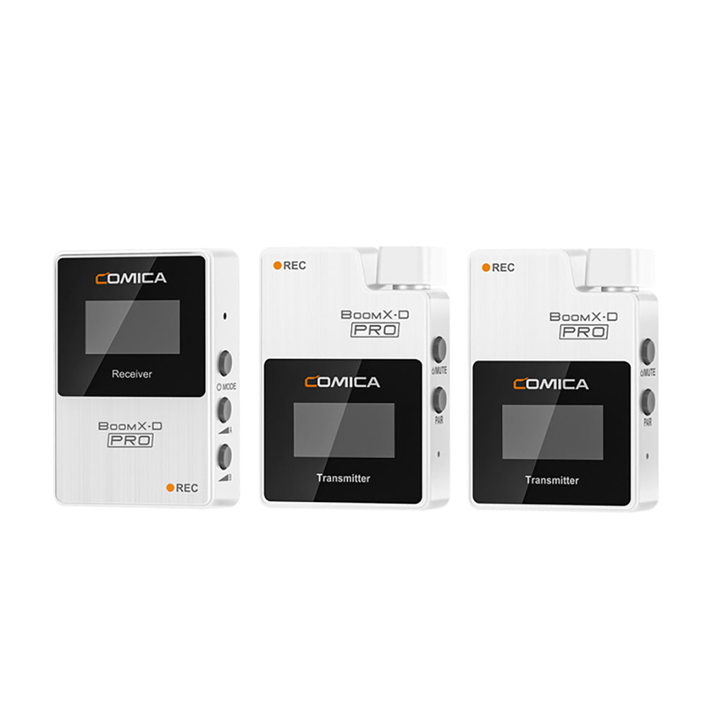 COMICA BoomX-D PRO 2.4G Digital Dual-channel 1-Trigger-2 Wireless Microphone