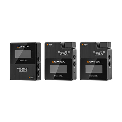 COMICA BoomX-D PRO 2.4G Digital Dual-channel 1-Trigger-2 Wireless Microphone