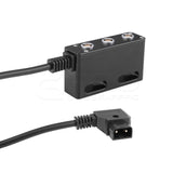 CGPro D-Tap To LEMO 3 Pin male connector Coiled Power Cable Power Cable - CINEGEARPRO