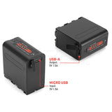 CGPro Sony NP-F980 Battery 7.4V 7800mAh With USB-A and USB-C Port