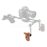 CGPro Wooden Handle Grip with ARRI Rosette Mount handle - CINEGEARPRO