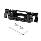CGPro 15mm Rail Clamp With 1/4” Mounting Screw Rod Clamps - CINEGEARPRO