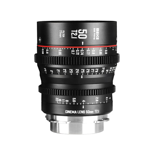 MEIKE Prime 50mm T2.1 for Super 35 Frame Cinema Camera Systems