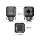 Vlogger 4-Side Cold Shoe Mount Adapter Camera Hot Shoe Unit