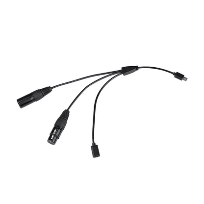NanLite CB-DMX-USBC-1/3 DMX splitter cable For PavoTube T8-7X