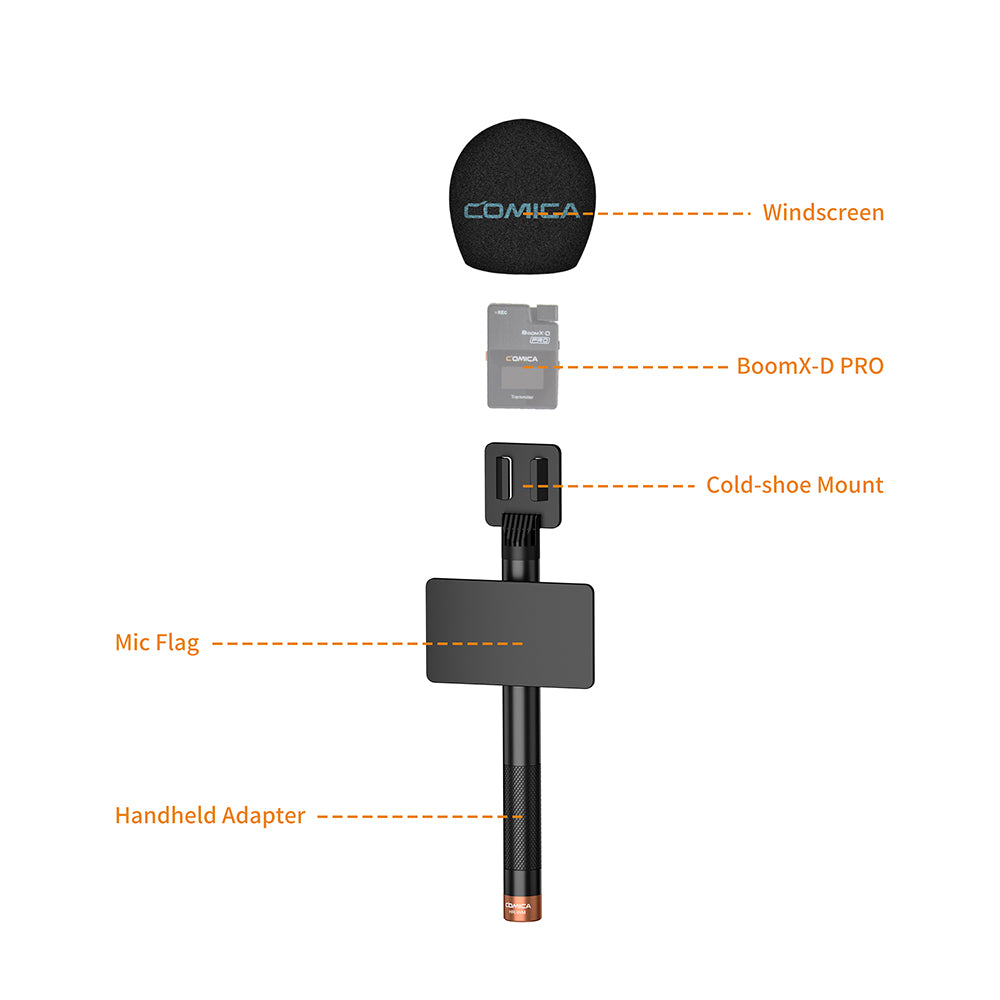 COMICA HR-WM Handheld Adapter For Wireless Microphone
