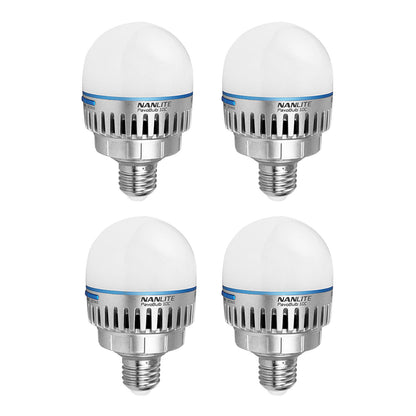 Nanlite PavoBulb 10C Bi-Color RGBWW LED Bulb (4-Light Kit)