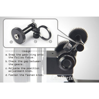 LanParte FFRG-01 Follow Focus Reversing Gear Module Drive Gear - CINEGEARPRO